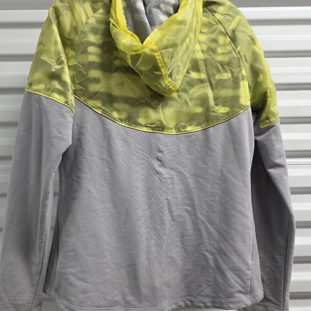 Nike Yellow and Gray Raincoat Size L - Picture 3 of 7